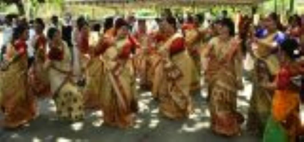 Dance, folk songs on Bihu