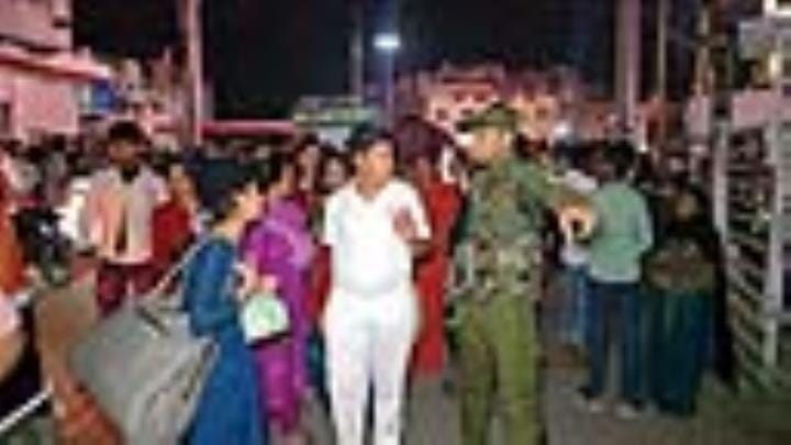 Huge Rush of Mata Vaishno Devi pilgrims