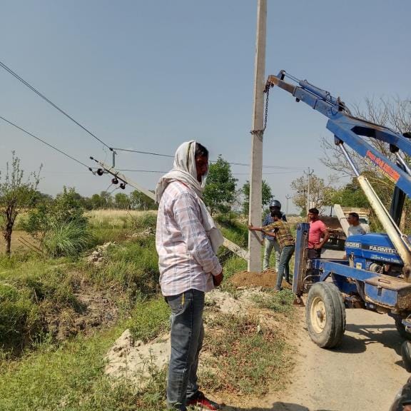 Electricity Corporation suffered a loss of Rs 50 lakh due to the storm, work is still going on even after 24 hours