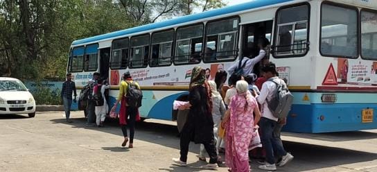 Local routes remained closed as 88 roadways buses were going for PM's program