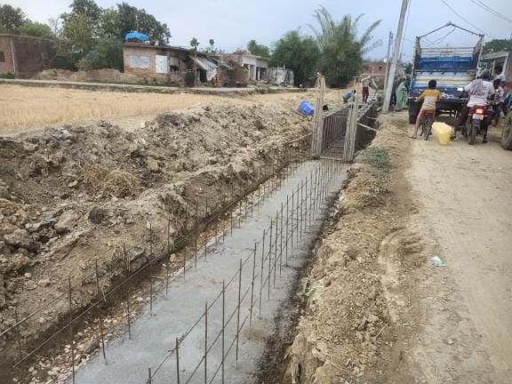 Irregularities in drain construction, JE has no idea where the work is being done