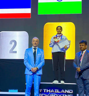 Bangar's daughter Ridhima Kaushik won 4 gold medals in Kick Boxing World Cup