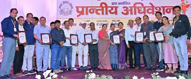 Awards were given for outstanding service work in eight categories in the convention