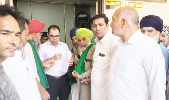 The smoke from the factory ruined the wheat crop