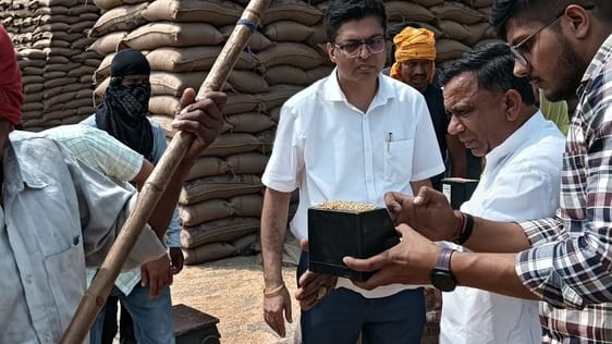 Government purchase of 3.10 lakh quintals of wheat, Hafed's CGM took stock