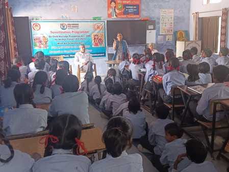 Awareness program conducted in Hamidpur to stop child marriage