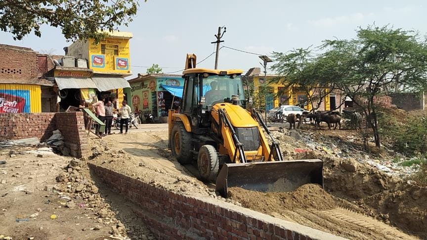 Encroachment removed from pond site