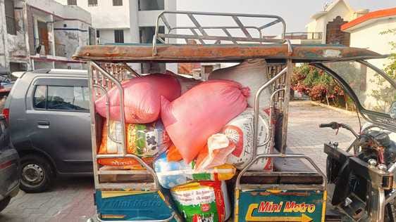 Ration rice being smuggled for black marketing caught
