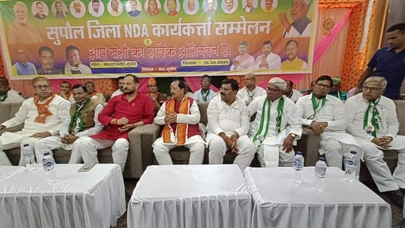 Bihar News: Deputy CM Vijay Sinha targeted Mahagathbandhan in Supaul NDA conference PM Modi Madhubani visit