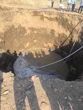 महिला को बचाने चार घंटे तक किया गया रेस्क्यू
