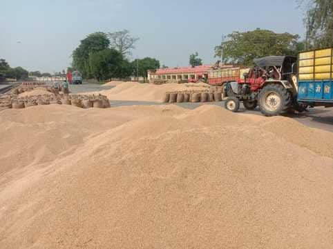To meet the target, bad wheat is being sent to the procurement centers