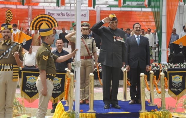 Health Minister hoisted the flag in Dharamsala on Himachal Day