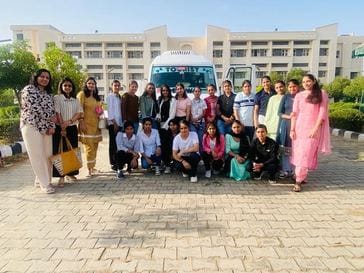 Girl students visited Chandigarh-Morni Hills