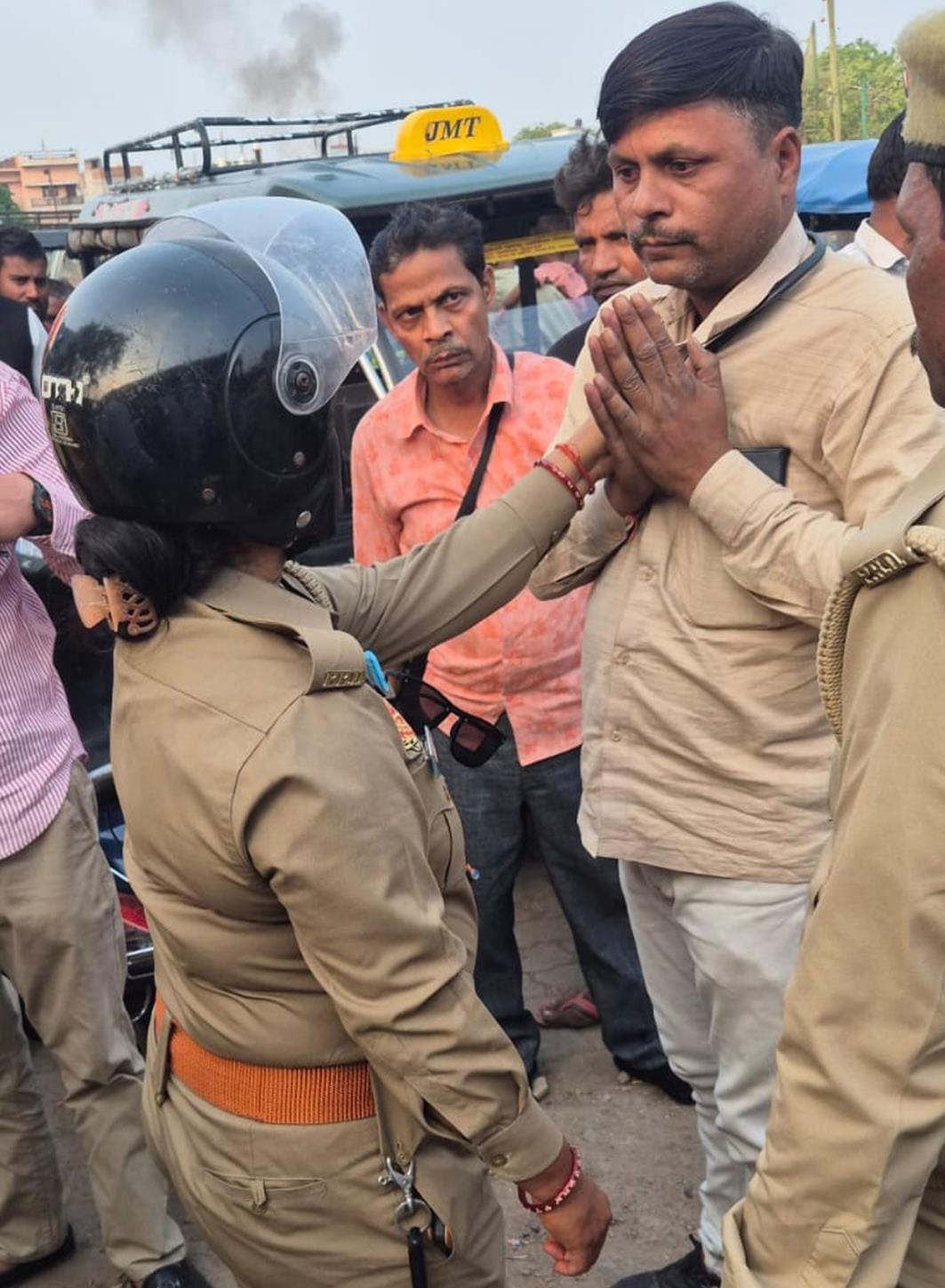 Female PRD beat up bus driver, uproar