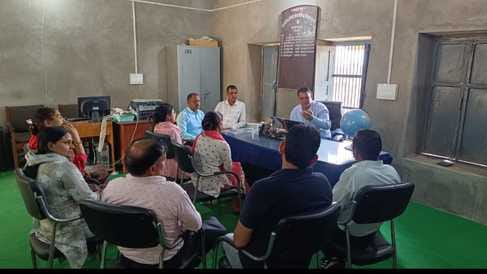 Block Education Officer conducted surprise inspection of Maroli School