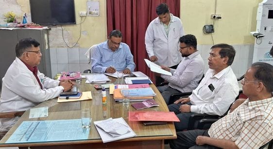 NBEMS team inspected the district hospital