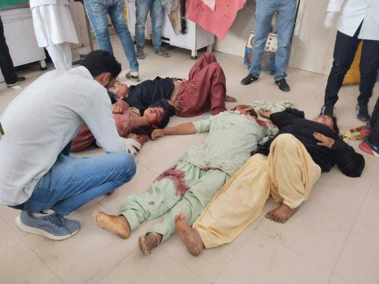 The medical college could not handle the injured for even two and a half hours