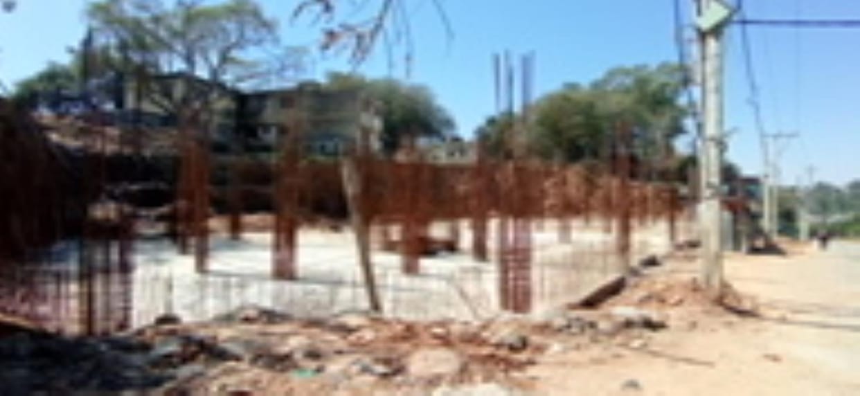 Two Parking Construction Work Incomplete