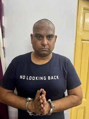 Udaipur: Accused Paraded for Forcibly Executing Land Agreement and Extortion, Suspended Constable Absconding