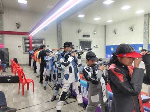 Shooting: Shooters hit the target in the final match
