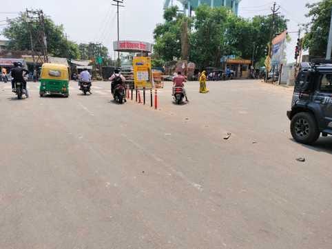 Who broke the cones in two months... Stone dividers will be placed on the intersections with an expenditure of 20 lakhs