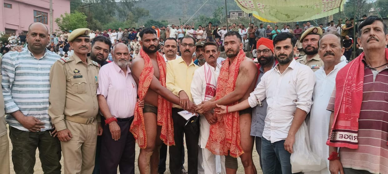 Wrestler Anil Won the Competition