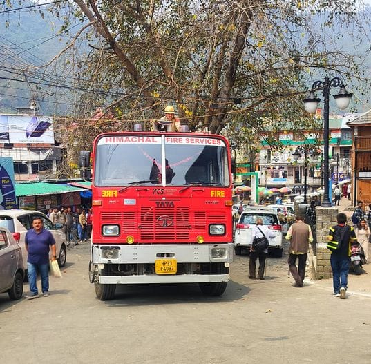 There was chaos due to information about bomb, fire brigade team kept searching for the way