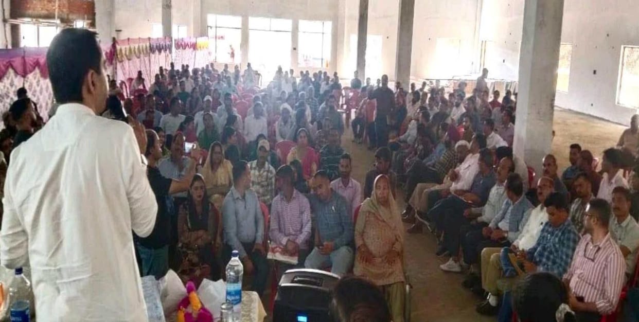 RS Pathania Adressed meeting