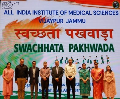 jammu, aiims vijaypur, cleanliness fortnight
