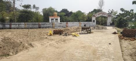 Construction of cremation ground road completed