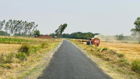 construction of three roads started