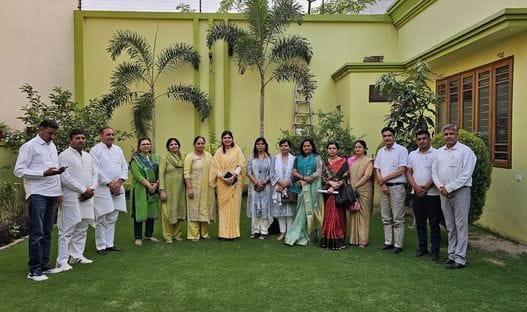 Pragya became the district president of RLD's women's cell