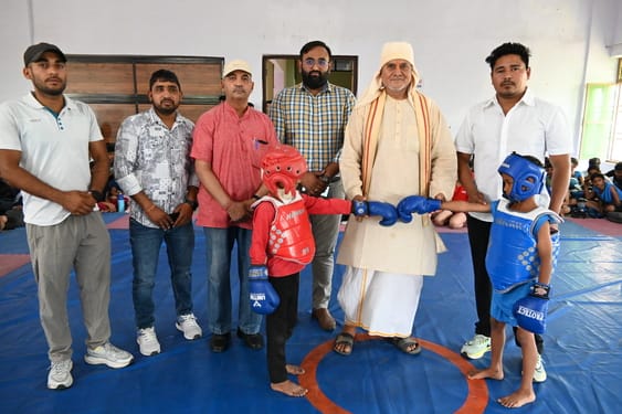 Second district level sub junior Wushu championship organized