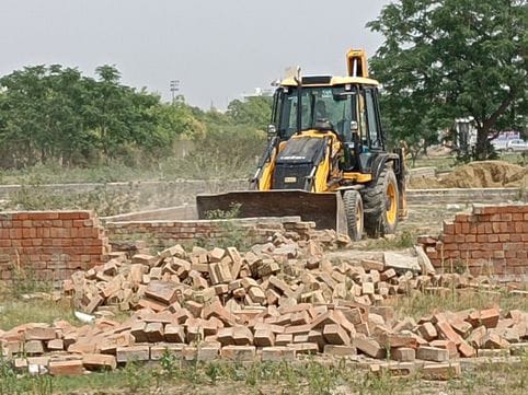 DTP ran a bulldozer on the illegal colony