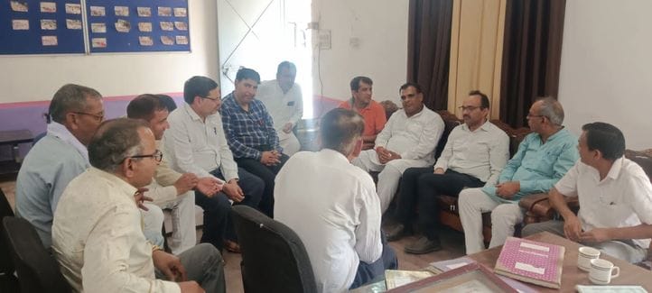 Haryana Board chairman inspected the answer sheet evaluation