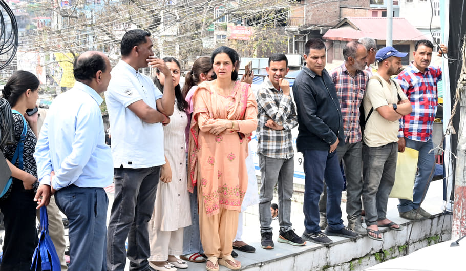 people were evacuated from the Deputy Commissioners office premises