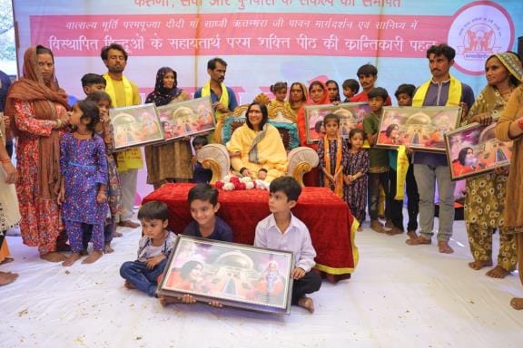Sadhvi Ritambhara gave a new life to Hindu families displaced from Pakistan