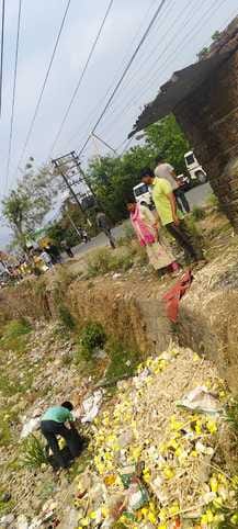 Municipal commissioner visited for cleaning of Raksiya drain
