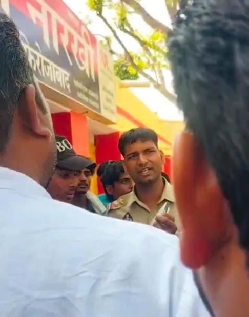 The police officer brutally beat the teenager caught on charges of theft with a belt