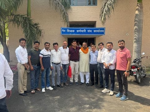 Vipin appointed chairman of All Haryana University Employees Federation