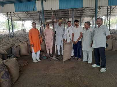 Bharatiya Kisan Union Chaduni's team found difference in weighing in grain market, demand for action