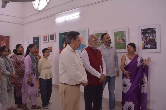 The aim of the exhibition is to provide a prestigious platform to creative efforts: Prof. Brajesh Sahni