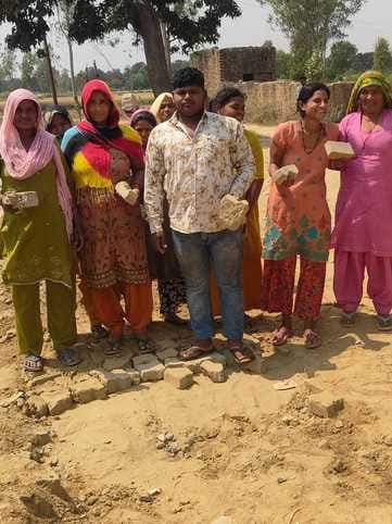 People create ruckus when road is not built as per the standard