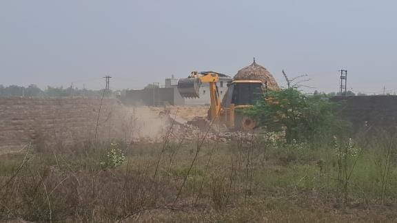DTP ran bulldozers on illegal colonies at two places