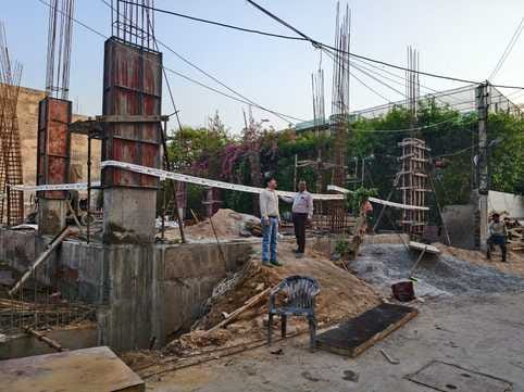 Illegal encroachment removed and buildings constructed without approval sealed