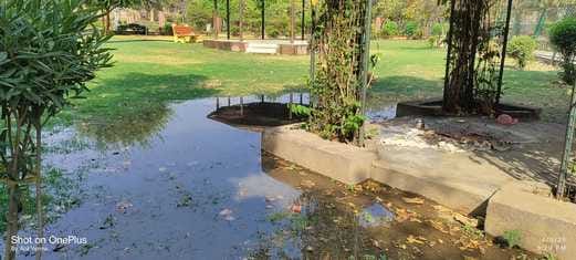 Once a center of attraction, the town park has deteriorated due to lack of maintenance.