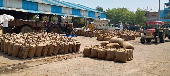 Wheat lifting slow, markets littered
