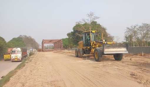 Negligence is the hurdle... Overbridge and bridge construction is incomplete