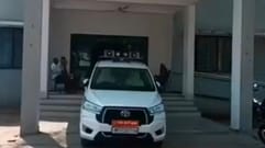 The woman's husband was doing a job for his wife