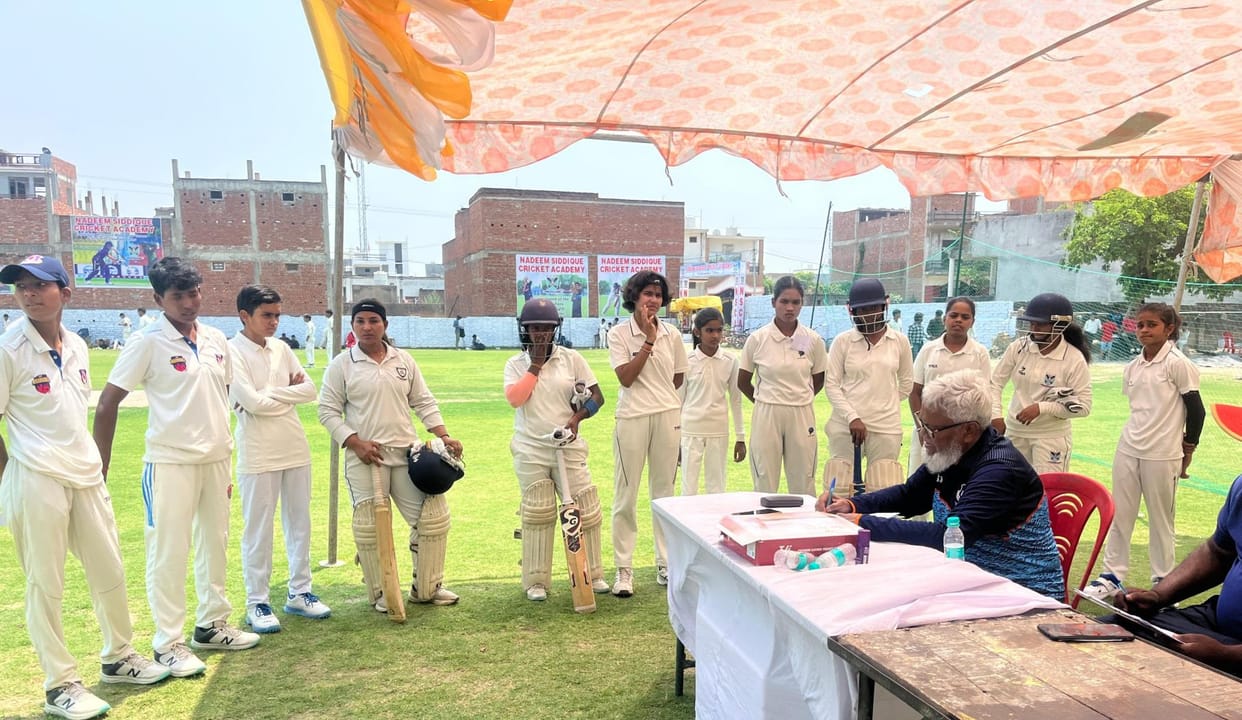 272 players from three districts showed their skills, selection process completed